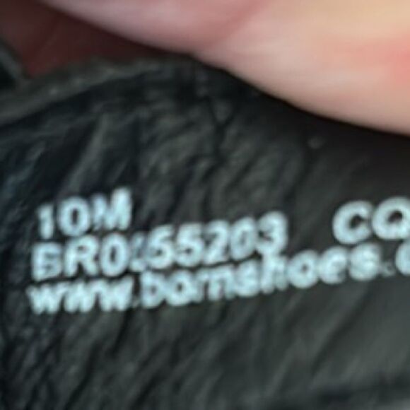 BORN Ankle Strap Sandals Wedge Cork Heels, Black, Size 10,NWT no box - Picture 9 of 9